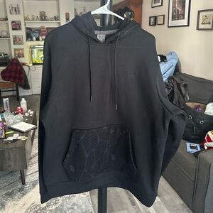 Saints Studio Black Netted Hoodie